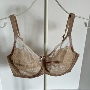 Wacoal Retro Chic Full Figure Underwire Bra tan, size 38DD